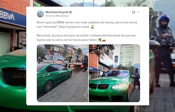 La secretaría puso el vehículo