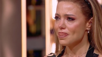 Evangelina Anderson, entre lágrimas y