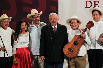 Mexico's President Andres Manuel Lopez
