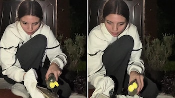 Una joven logró liberar a