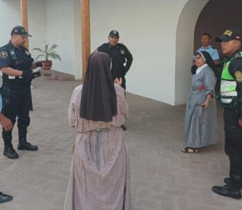 Monjas exigen mayor seguridad a las autoridades para evitar más robos. Credito El Popular