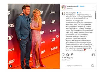 La pareja destacó en la