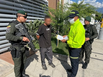 La captura de alias Messi en Florida representa un golpe estratégico contra la estructura criminal Franco Benavides en el suroccidente de Colombia - crédito Policía Nacional