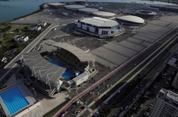 FOTO DE ARCHIVO: Imagen aérea del parque olímpico que se utilizó durante los Juegos Olímpicos de Río 2016 Río de Janeiro. 1 de agosto de 2017. REUTERS/Ricardo Moraes.