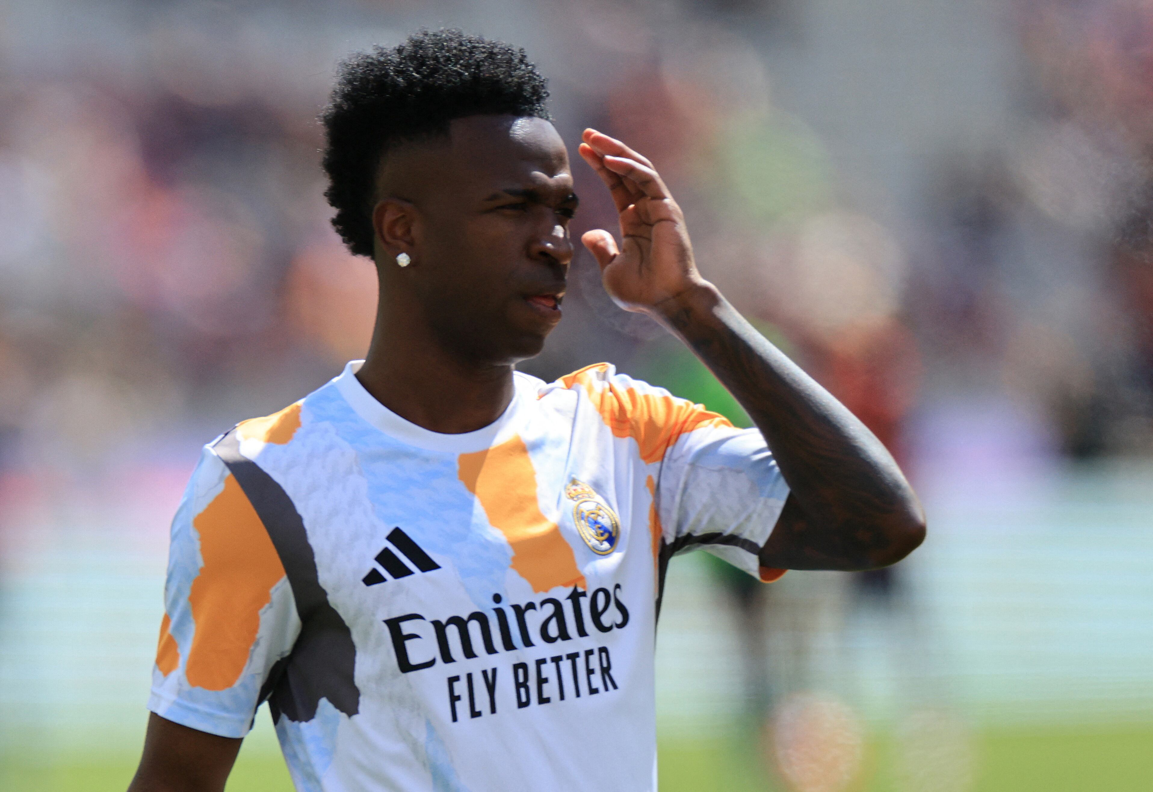 Vinicius Jr fue suplente en el último partido del Real Madrid (Reuters)
