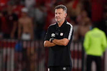 Juan Carlos Osorio no tuvo éxito en su etapa con el América de Cali, entre 2021 y 2022 - crédito Ernesto Guzmán Jr./EFE
