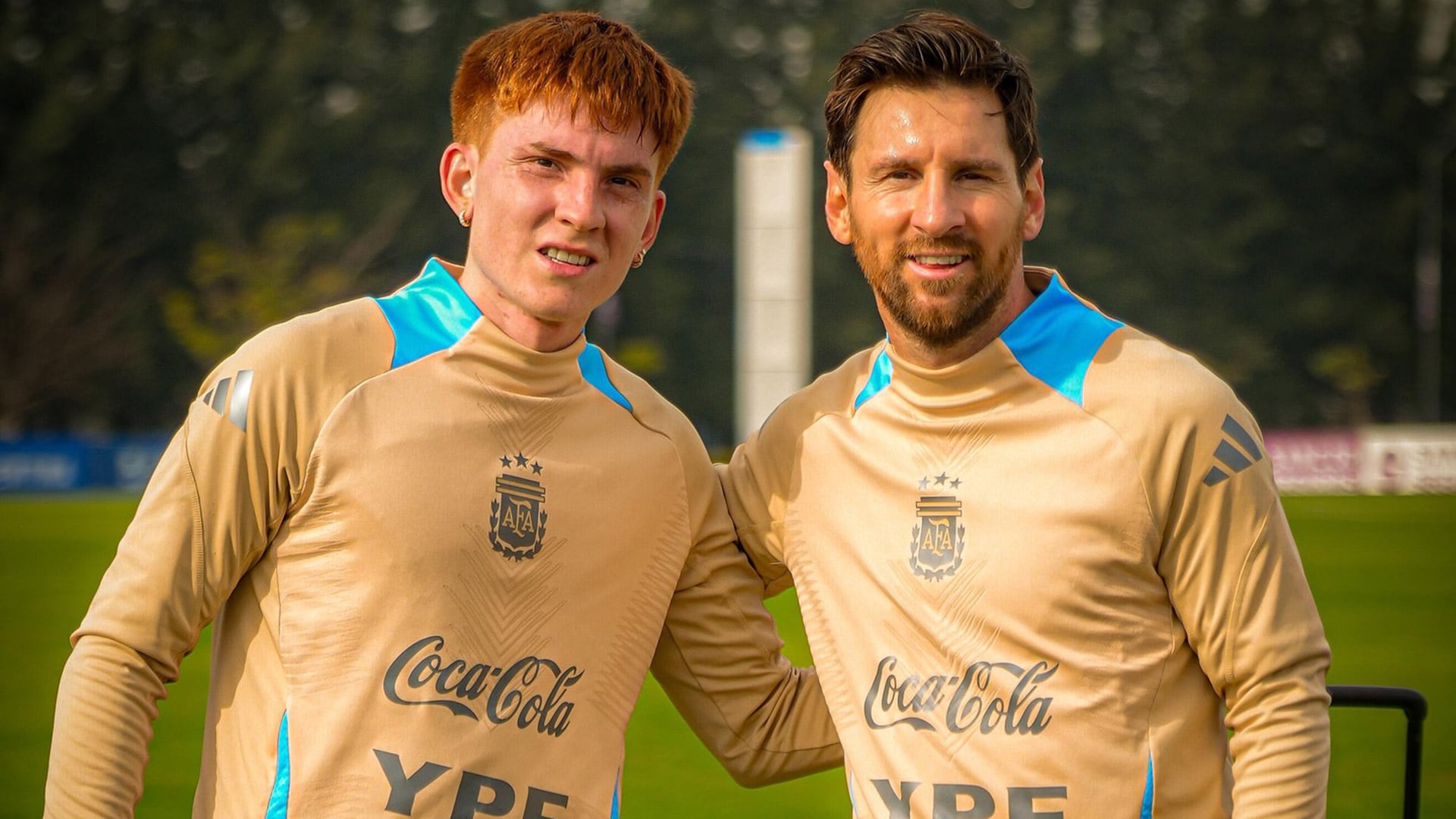 Valentín Barco se deshizo en elogios con Lionel Messi y destacó su labor en el vestuario de la selección argentina (@colo.barco)