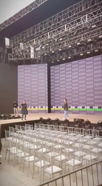 Así luce el escenario del