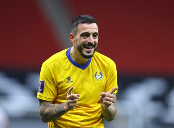 Joselu. (Ibraheem Al Omari/Reuters)