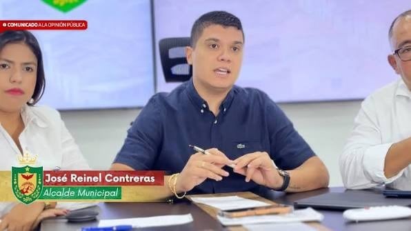 El alcalde José Reinel Contreras alertó que los drones explosivos han generado incertidumbre entre los habitantes de El Carmen - crédito Alcaldía Municipal de El Carmen / Facebook