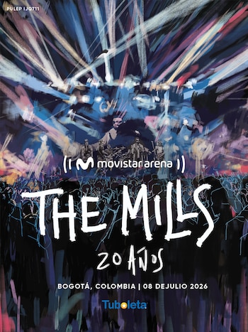 El concierto en el Movistar Arena cambió su fecha original, debido a que coincidía con la del debut de la selección Colombia en el Mundial, de acuerdo con lo expresado por la banda - crédito cortesía Agencia Jaque