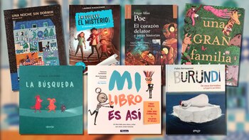 Siete libros con distintos misterios