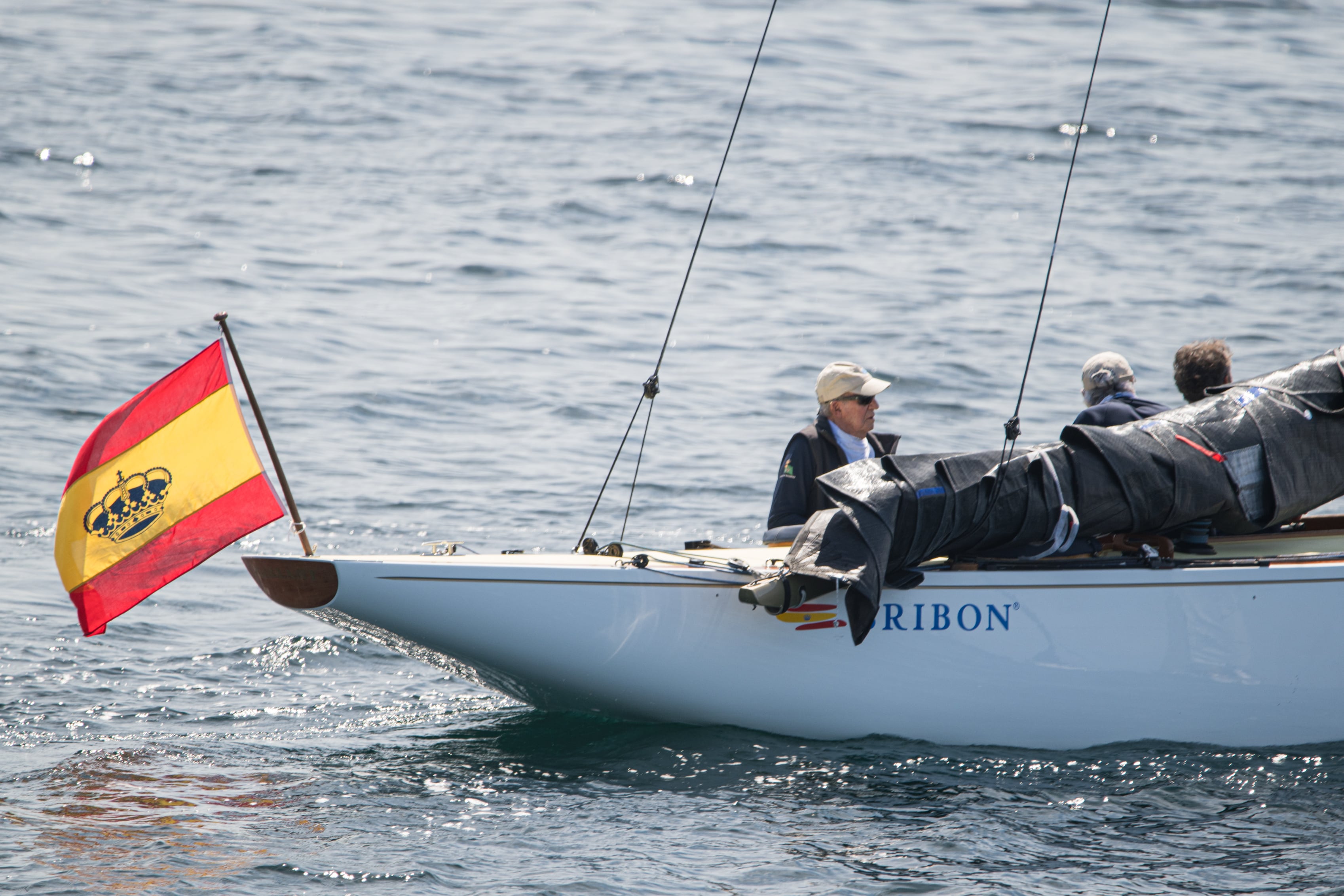 El rey Juan Carlos está de vuelta en Sanxenxo (EFE)
