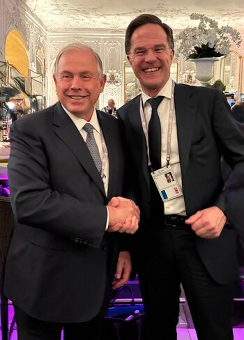 El canciller Werthein con el