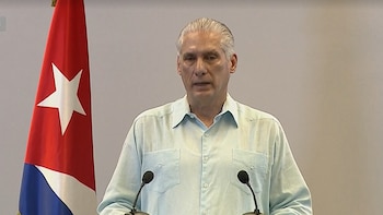 El dictador cubano Miguel Díaz-Canel