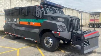 Gobierno adquirió nuevas tanquetas antidisturbios