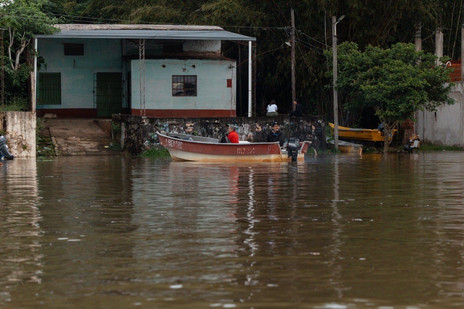 El barrio Anahí fue uno de los puntos de Corrientes capital más afectados por el agua