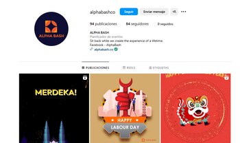 La cuenta de Alpha Bash