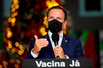 En la imagen, el gobernador