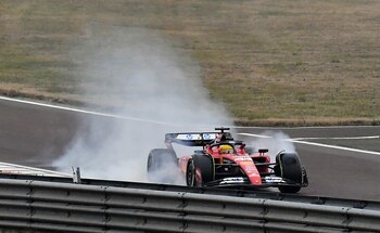 El piloto sufrió un accidente