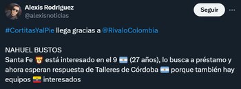 Santa Fe estaría interesado en