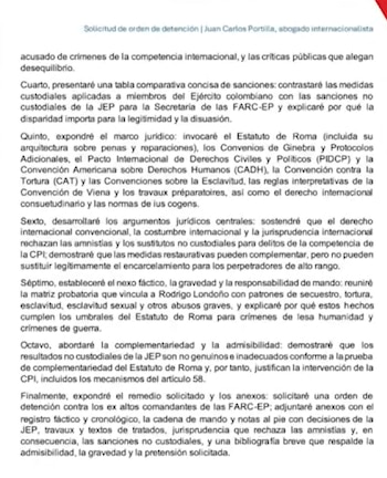 Las demandas presentadas ante la