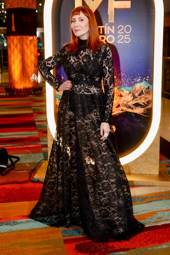 Matilda Blanco con un look