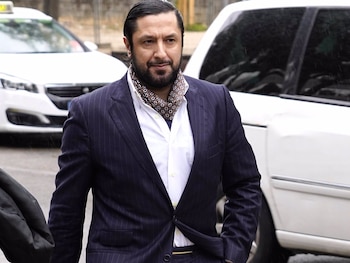 Rafael Amargo detenido junto a su pareja. (Europa Press)
