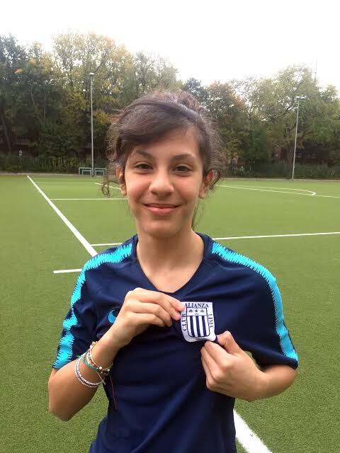 Almudena Sierra inició sus pininos deportivos en las categorías menores de Alianza Lima. Crédito: Instagram Almudena Sierra
