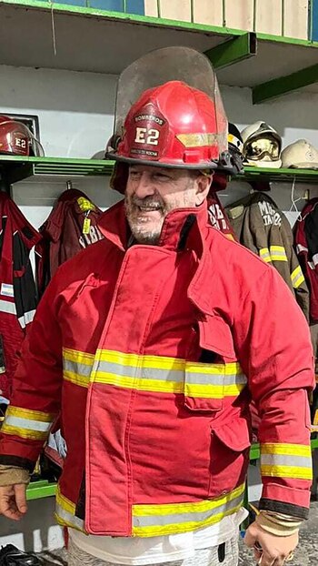 Santiago Cúneo visitó el cuartel