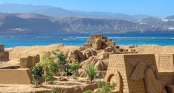 Belén de arena de Las