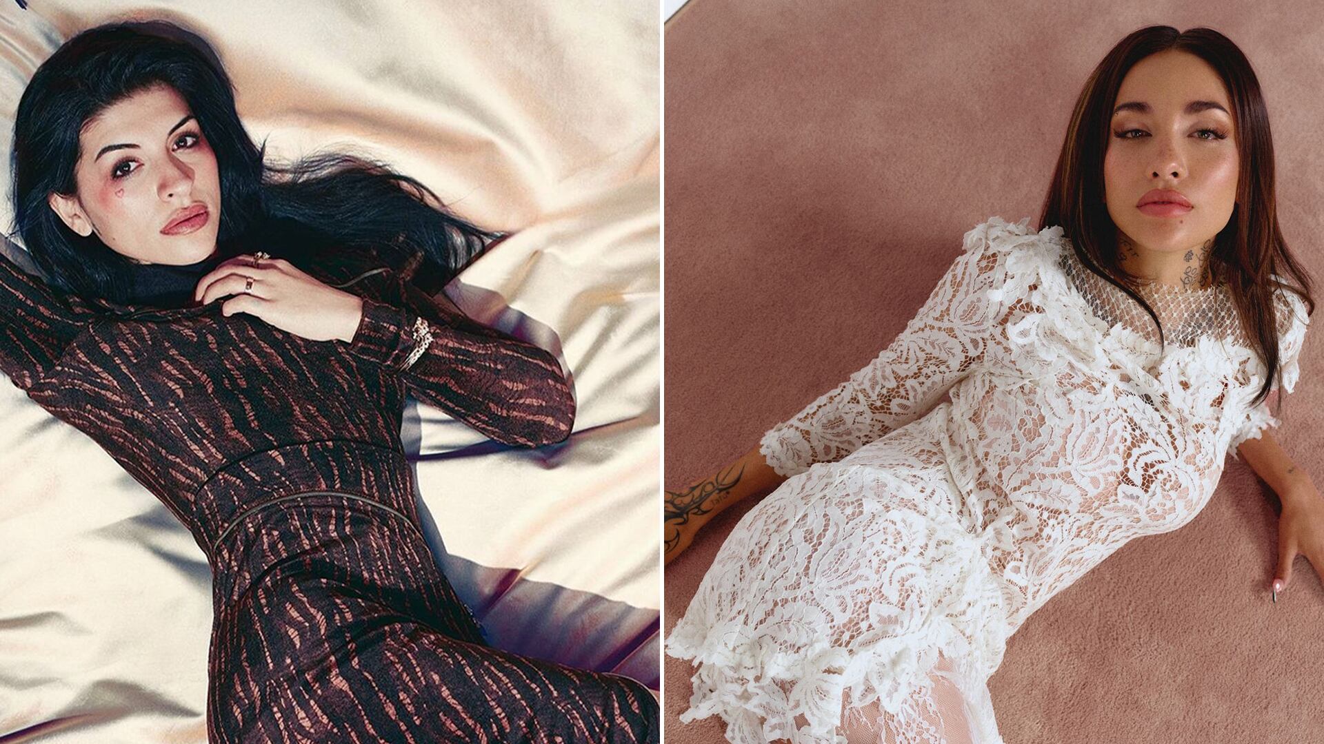 Cazzu en GQ México, y María Becerra en Glamour España, dos argentinas que no dejan de crecer por el mundo...