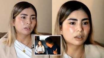 Extrabajador de Del Barrio Producciones le reclamó a Patricia Villarreal al ver que su casting estaba siendo grabado. ATV/ Magaly TV La Firme