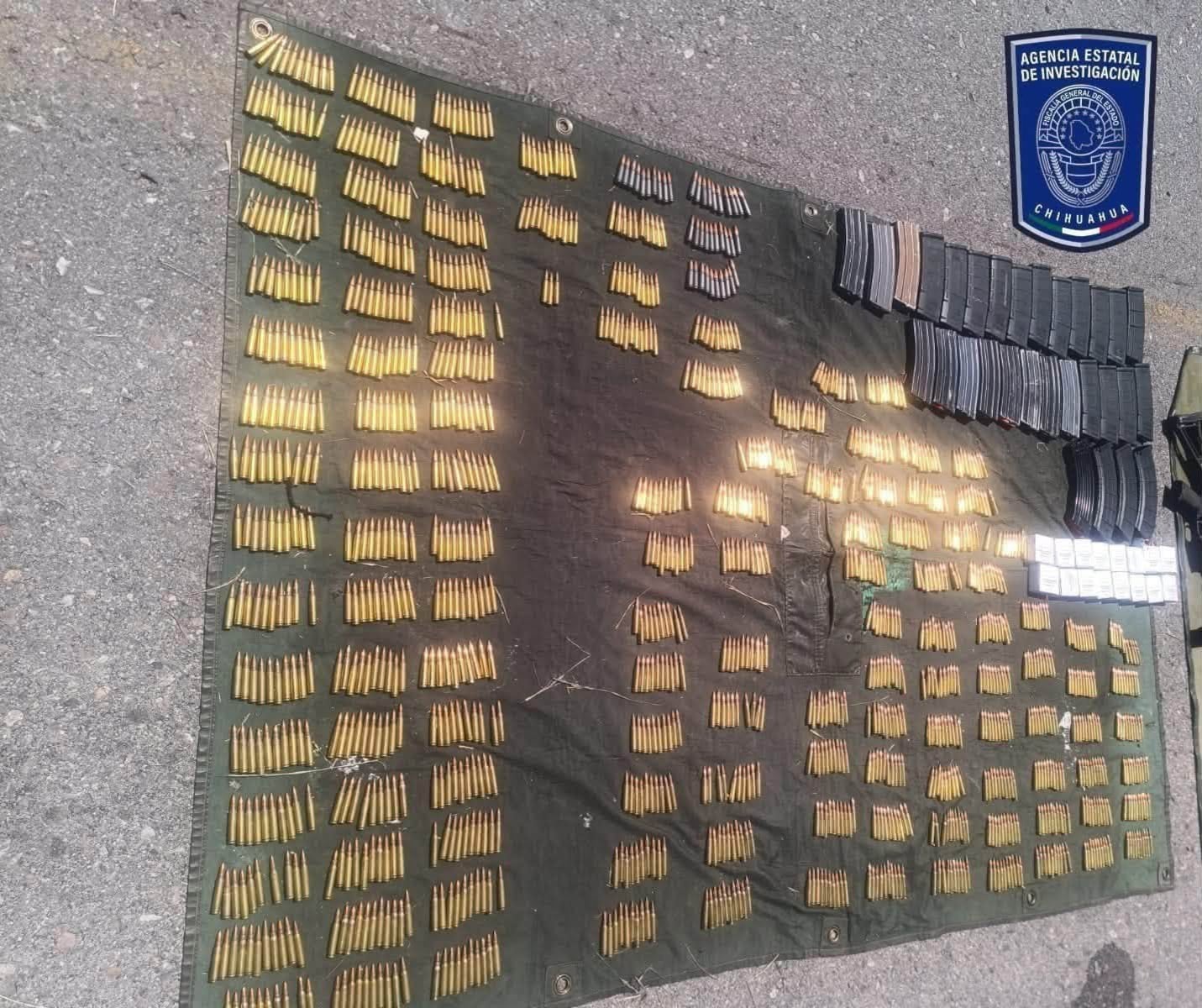 Decomiso armas cartuchos Defensa Nonoava Chihuahua (AEI Chihuahua)