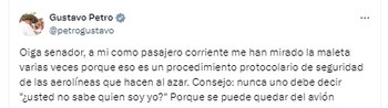 Gustavo Petro opinó sobre la