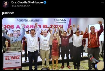 Claudia Sheinbaum reaccionó tras darse