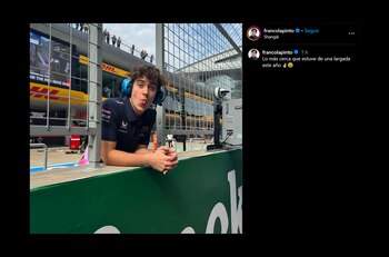 El sugerente posteo de Colapinto