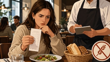Fue a comer a un restaurante, revisó el ticket y encontró un mensaje que desató una ola de indignación