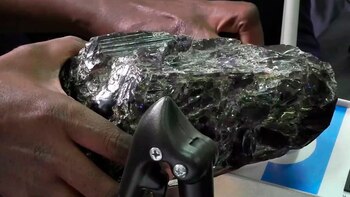 Una de las dos tanzanitas