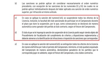 En caso se suspenda la