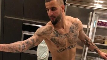 La joven fotografió al jugador