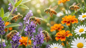 Una señal química de la reina define el destino social de las abejas hijas