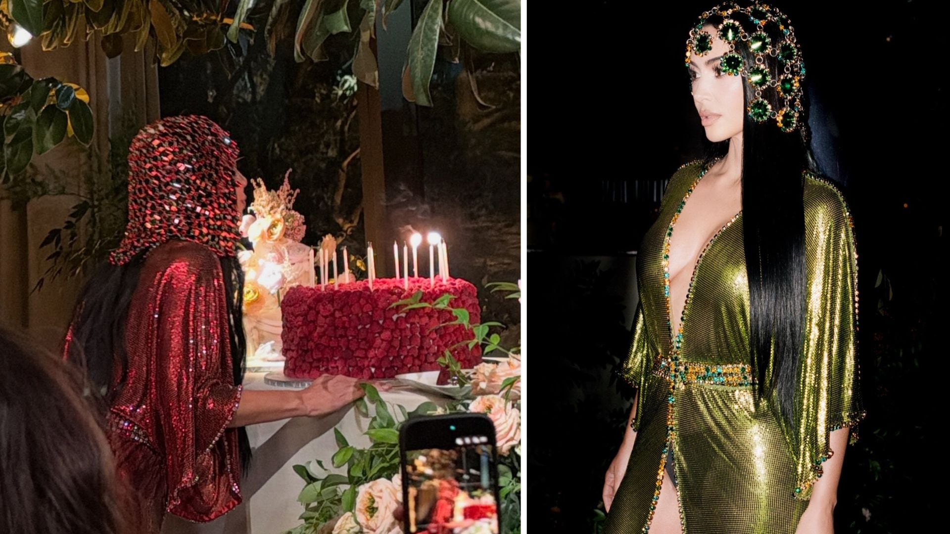 La exclusiva fiesta de Kim Kardashian por sus 46 años: dos vestidos de infarto y la ausencia de Lewis Hamilton