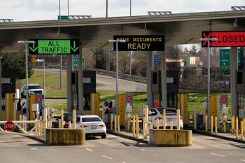 La frontera entre Canada y