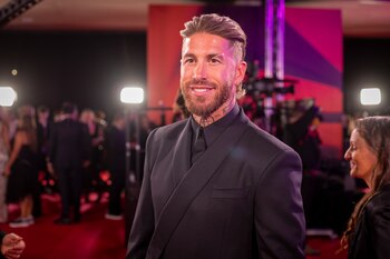 Sergio Ramos en la alfombra