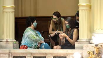 La ministra de las Mujeres,