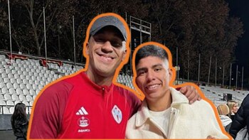 Piero Quispe recibió sorpresivo detalle de Renato Tapia en España.