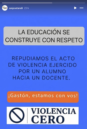 Violencia colegio Tandil