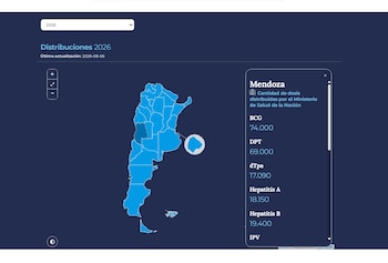 Los datos del mapa se actualizan semanalmente para aplicaciones y mensualmente para distribución, brindando información oportuna y confiable a la ciudadanía (Min de Salud)