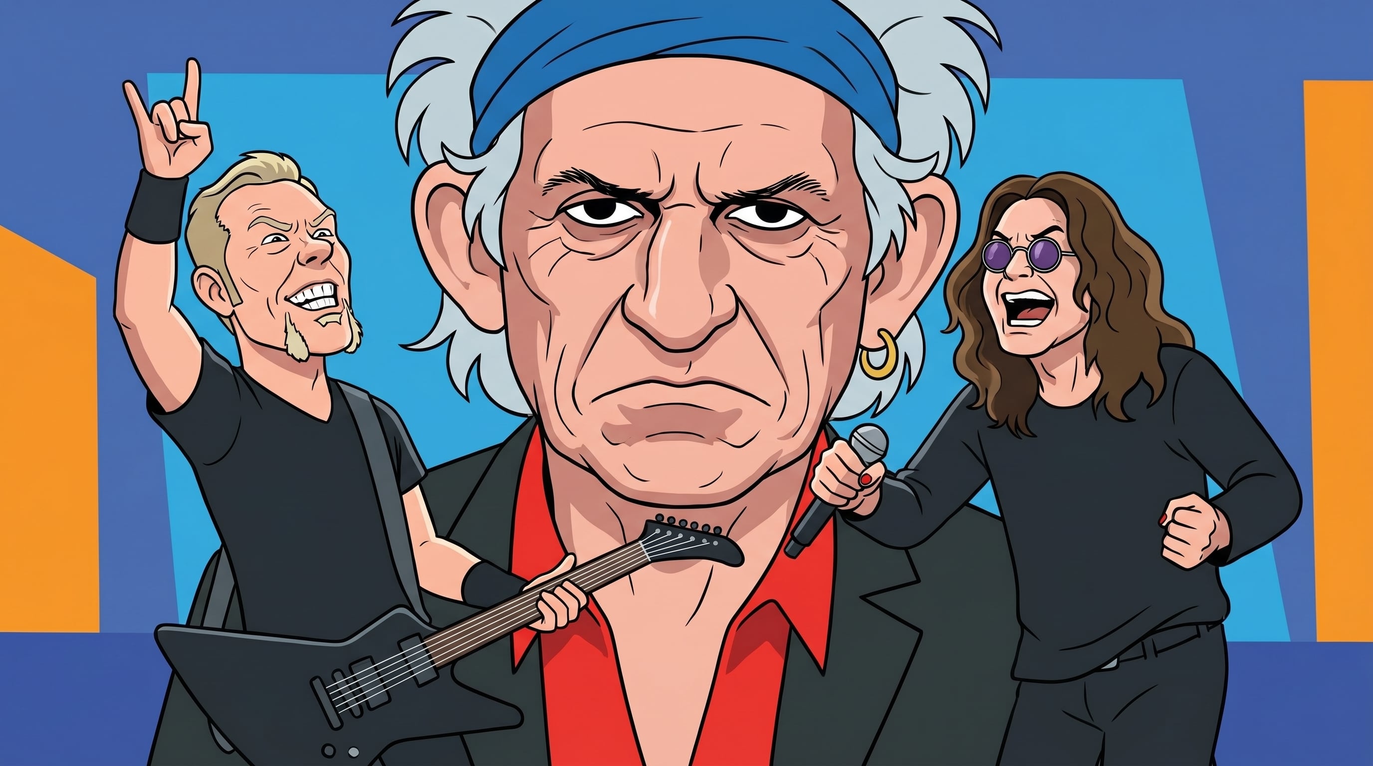 Keith Richards critica abiertamente a bandas de heavy metal como Metallica y Black Sabbath, calificándolas como 'bromas geniales' en la escena musical (Imagen Ilustrativa Infobae)